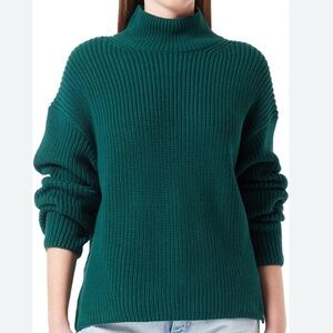 GAP Teal Turtleneck Oversized Sweater